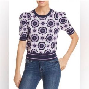 Kate Spade Geo Floral Sweater-Size Large